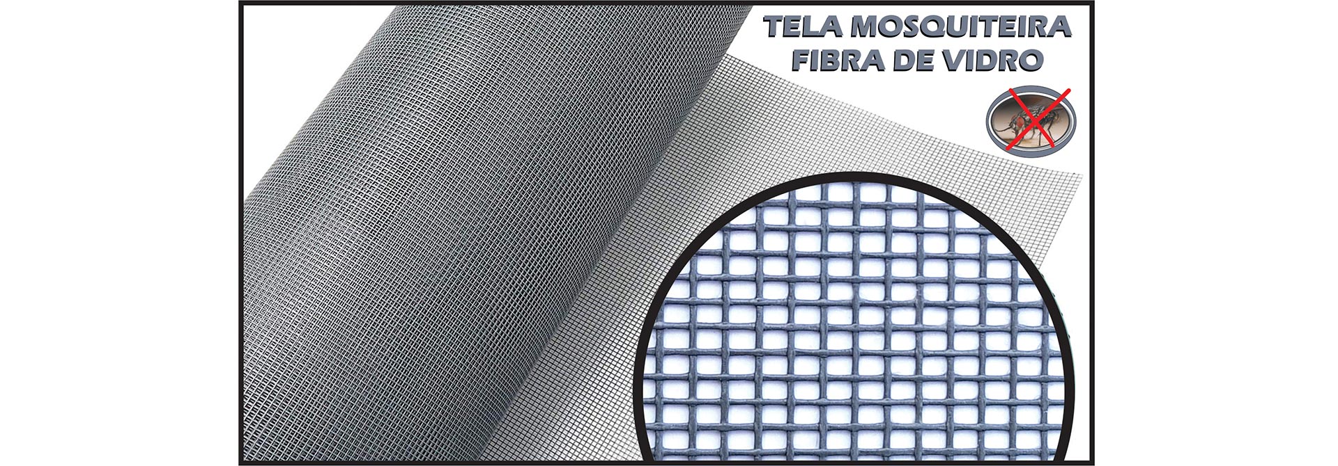 Tela Mosquiteira Fibra de Vidro